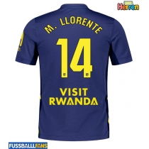 Atletico Madrid Marcos Llorente #14 Auswärtstrikot 2025-26 Kurzarm